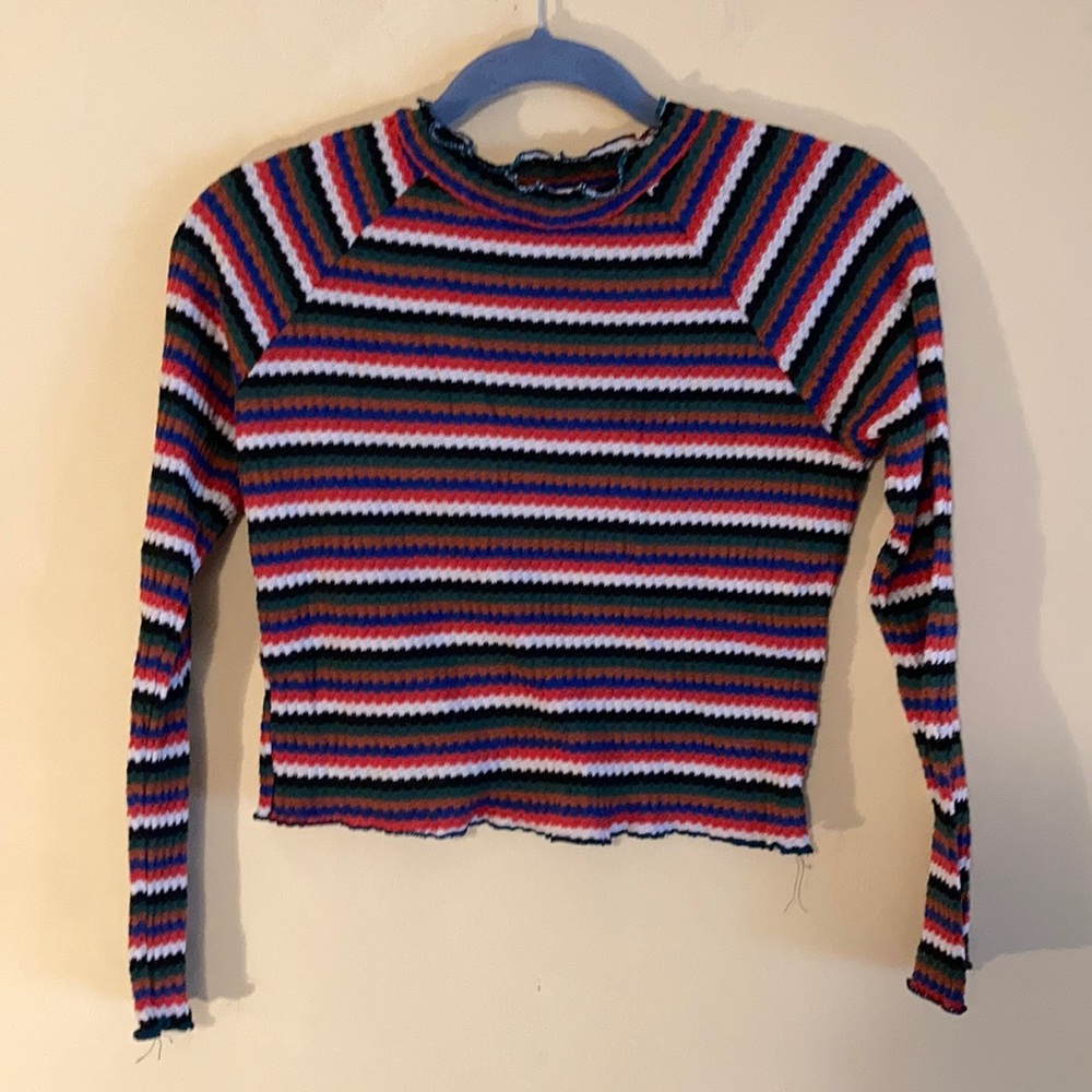Striped Crop Top
